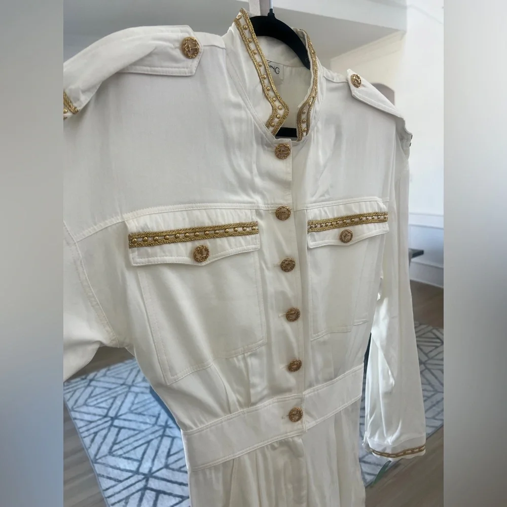 Vintage 1980s Icing Sailor-Inspired Jumpsuit – Size M – Euc - Picture 6 of 9